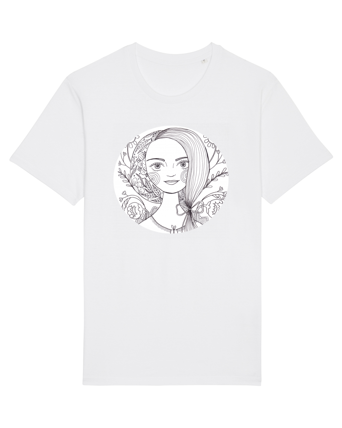 Tricou mânecă scurtă Unisex Rocker White