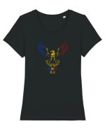 Unirea din 1918 - 1859 - 1600 - 82 i.Hr. - Acvila de munte Tricou mânecă scurtă guler larg fitted Damă Expresser