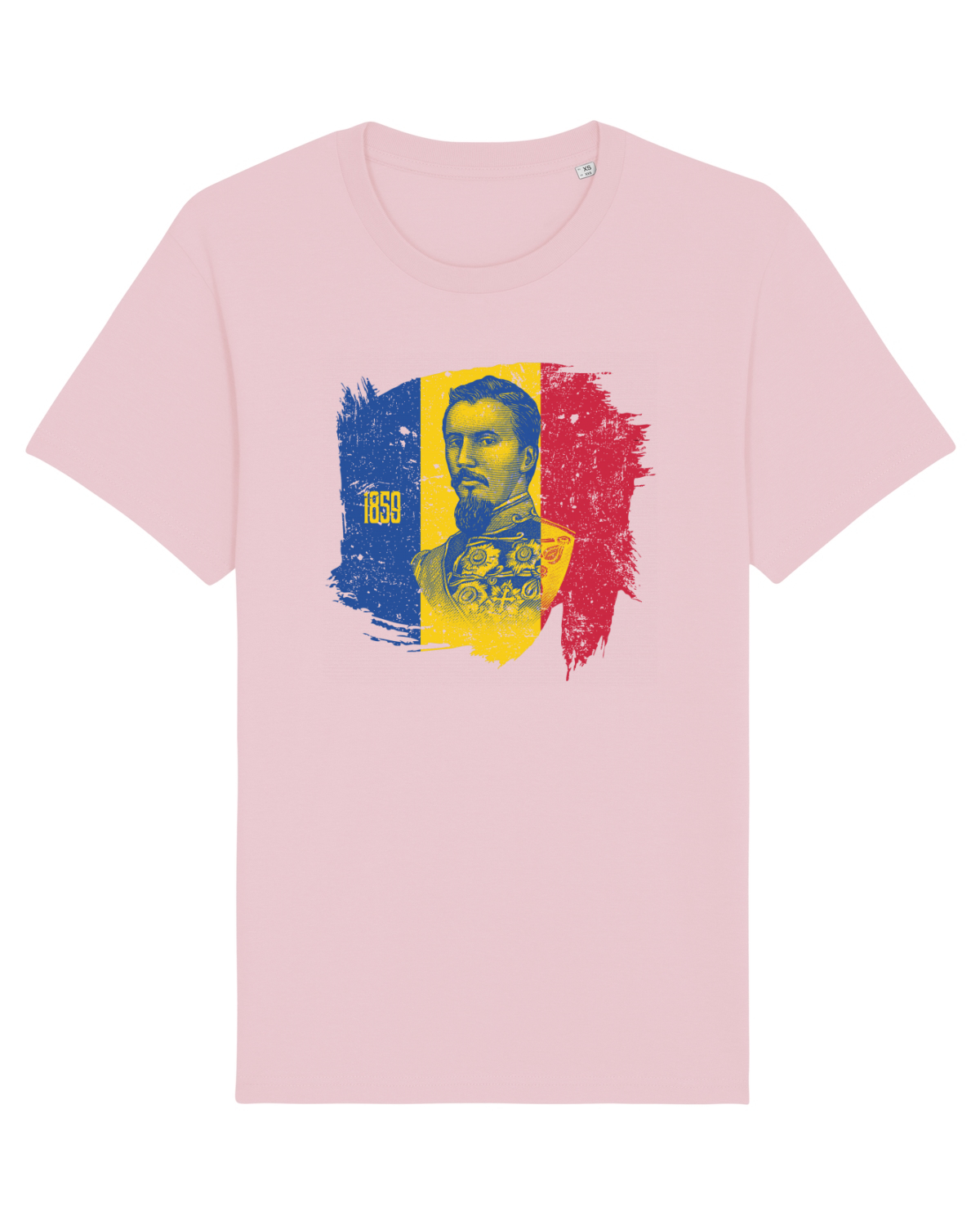 Tricou mânecă scurtă Unisex Rocker Cotton Pink