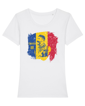 Unirea 1 Decembrie 1918 - Regele Ferdinand 1 White