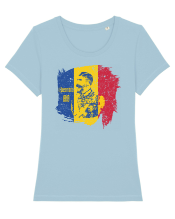 Unirea 1 Decembrie 1918 - Regele Ferdinand 1 Sky Blue