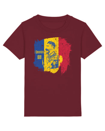 Unirea 1 Decembrie 1918 - Regele Ferdinand 1 Burgundy