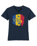Unirea 1 Decembrie 1918 - Regele Ferdinand 1 Tricou mânecă scurtă guler V Bărbat Presenter