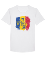Unirea 1 Decembrie 1918 - Regele Ferdinand 1 Tricou mânecă scurtă guler larg Bărbat Skater