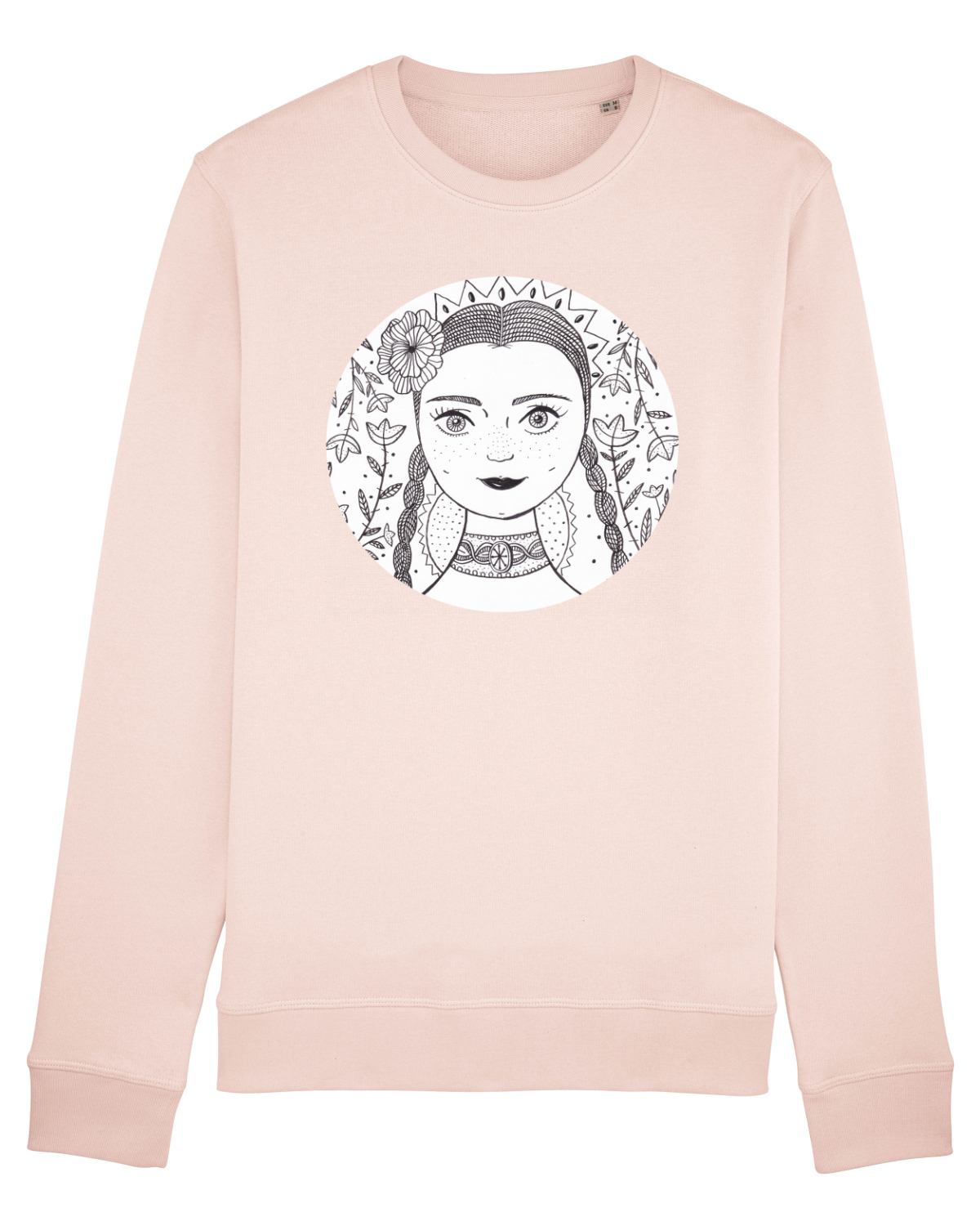 Bluză mânecă lungă Unisex Rise Candy Pink