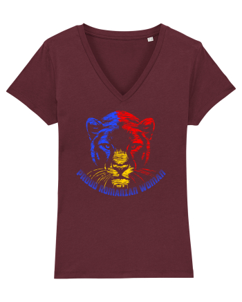 PROUD ROMANIAN WOMAN- Romanca mandra Burgundy