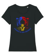 Mandra ca sunt romanca Tricou mânecă scurtă guler larg fitted Damă Expresser
