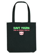 SUNT VEGAN CAND NU MANANC CEAFA DE PORC Sacoșă textilă