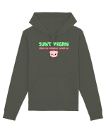SUNT VEGAN CAND NU MANANC CEAFA DE PORC Hanorac Unisex Drummer