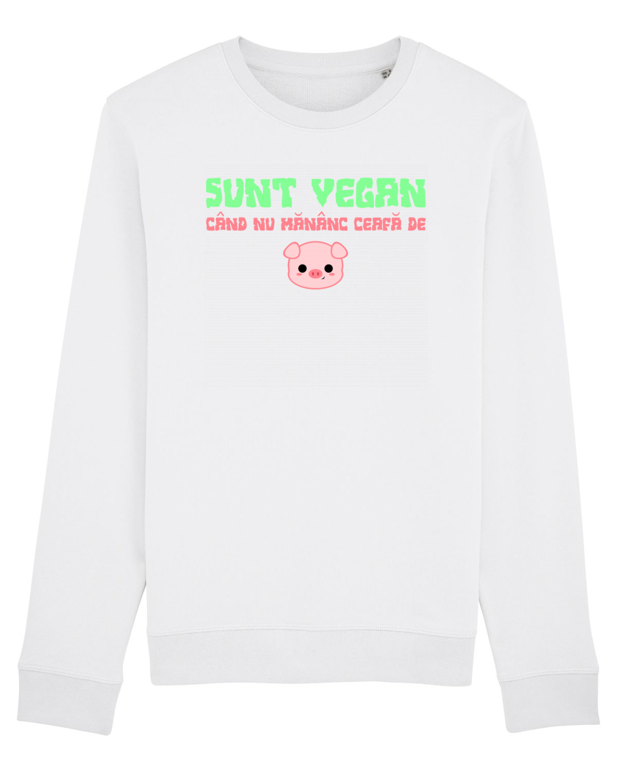 Bluză mânecă lungă Unisex Rise White