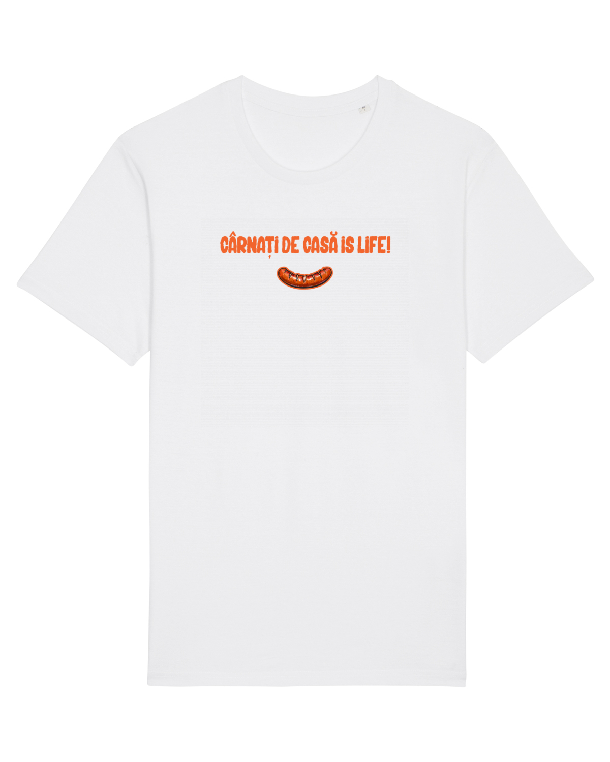 Tricou mânecă scurtă Unisex Rocker White