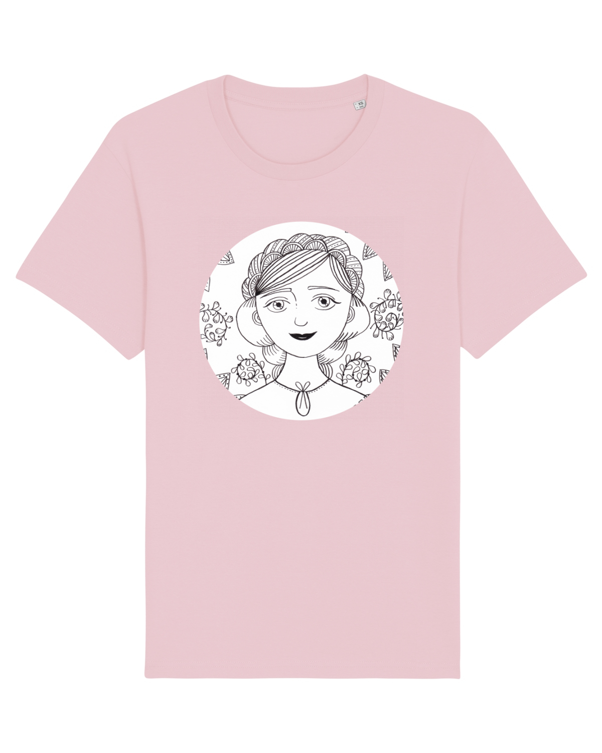 Tricou mânecă scurtă Unisex Rocker Cotton Pink