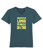 CAND VIATA ITI DA LAMAI, FA DIN ELE GIN & TONIC Tricou mânecă scurtă guler V Bărbat Presenter