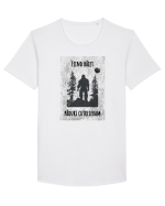 Liric pentru el Tricou mânecă scurtă guler larg Bărbat Skater