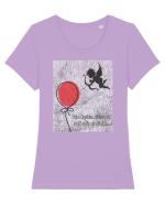 Pajul Cupidon Tricou mânecă scurtă guler larg fitted Damă Expresser