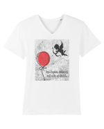 Pajul Cupidon Tricou mânecă scurtă guler V Bărbat Presenter
