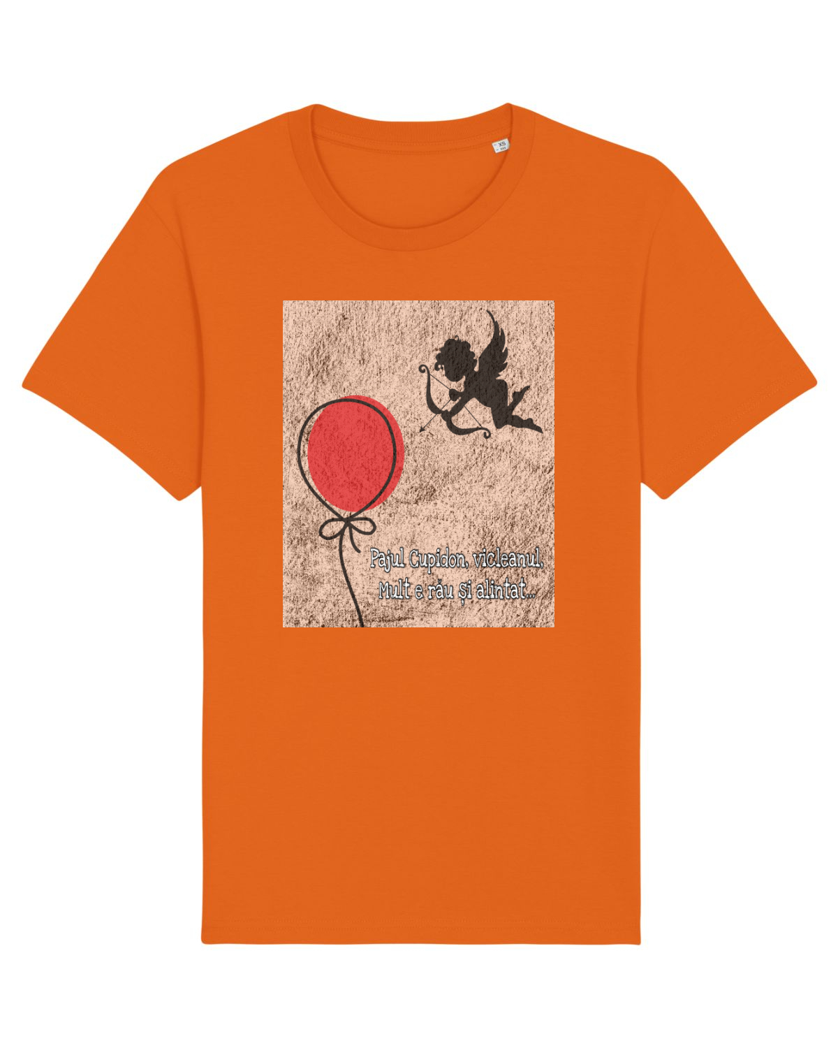 Tricou mânecă scurtă Unisex Rocker Bright Orange