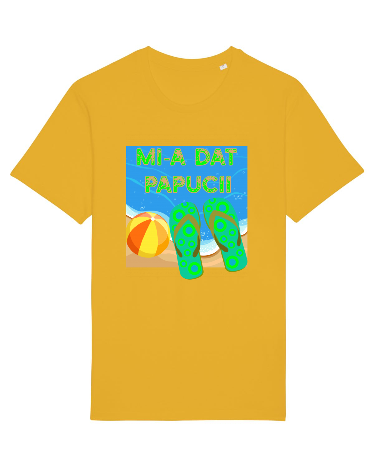 Tricou mânecă scurtă Unisex Rocker Spectra Yellow