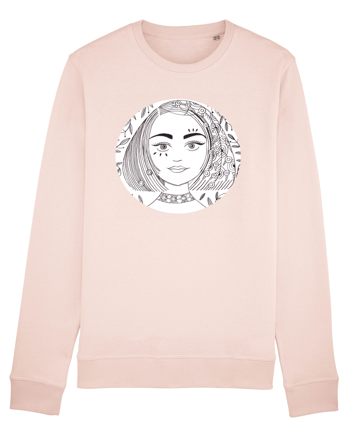 Bluză mânecă lungă Unisex Rise Candy Pink