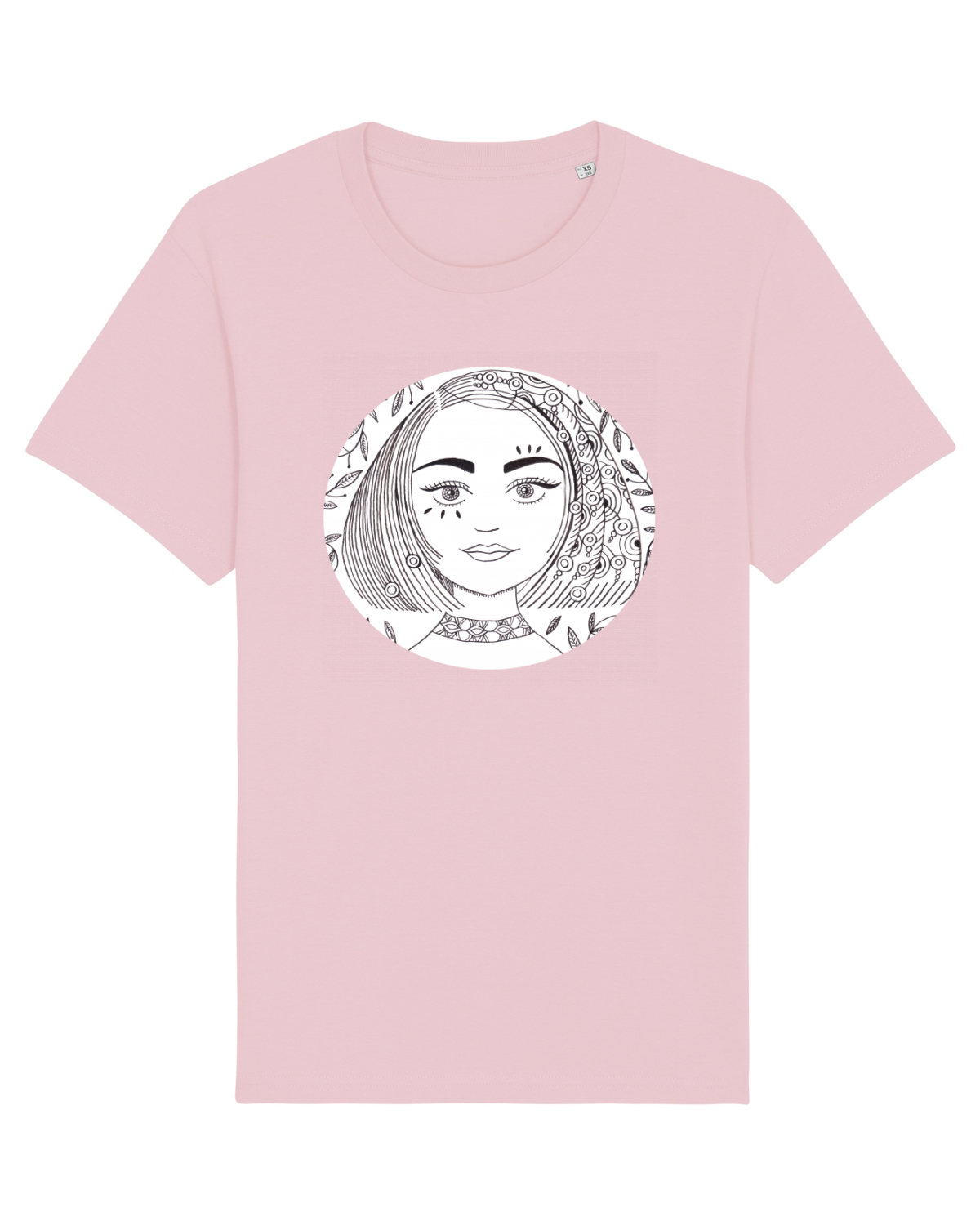 Tricou mânecă scurtă Unisex Rocker Cotton Pink