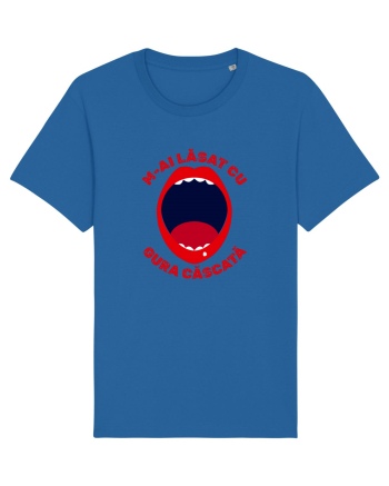 Cu gura căscată Royal Blue