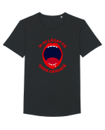 Cu gura căscată Tricou mânecă scurtă guler larg Bărbat Skater