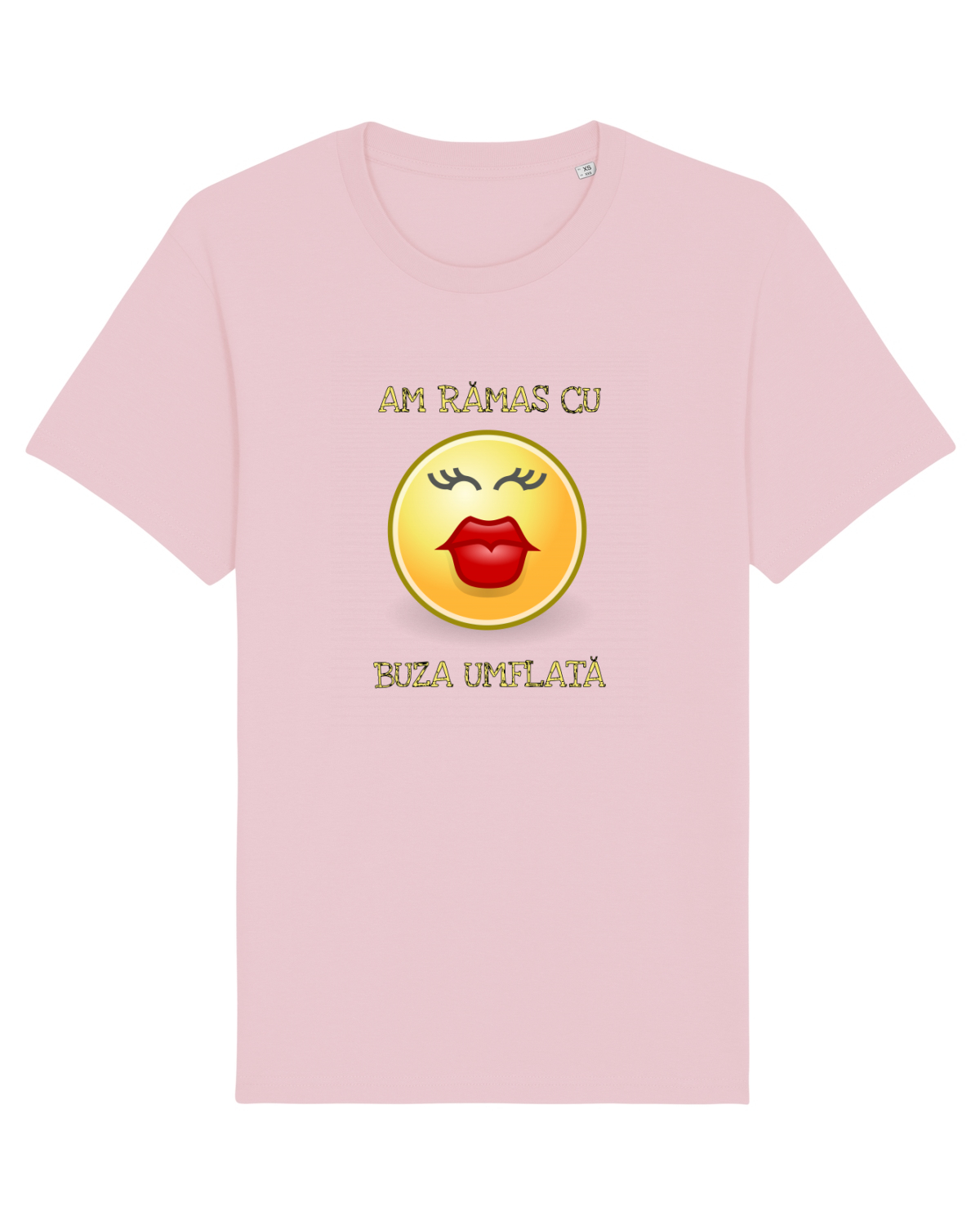Tricou mânecă scurtă Unisex Rocker Cotton Pink
