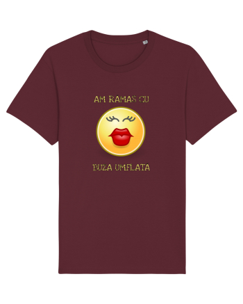 Cu buza umflată Burgundy