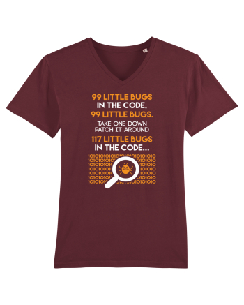 pentru programatori - 99 little bugs in the code Burgundy