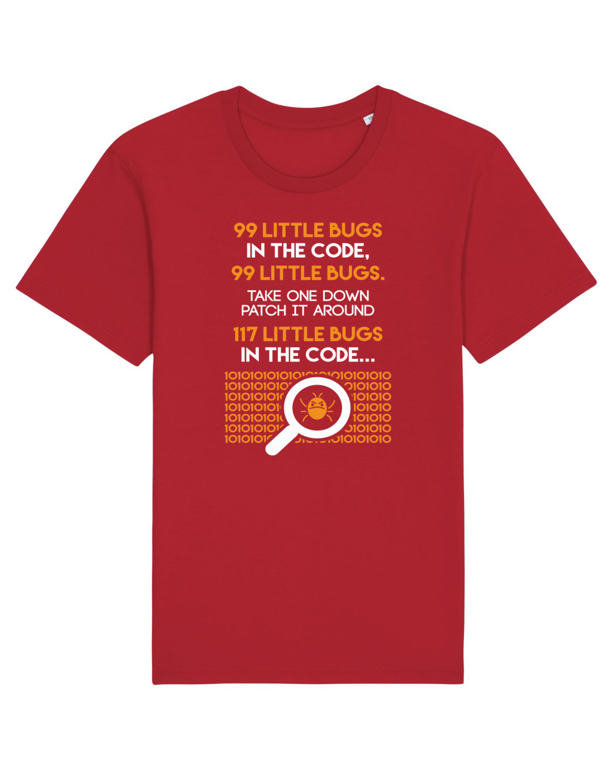 Tricou mânecă scurtă Unisex Rocker Red