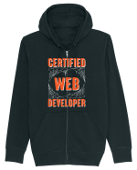 pentru programatori - Certified web developer Hanorac cu fermoar Unisex Connector