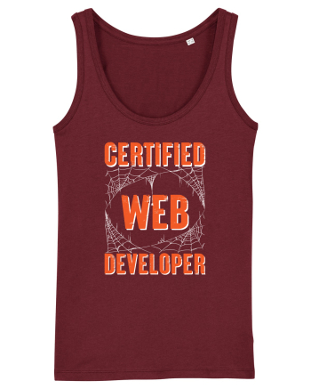 pentru programatori - Certified web developer Burgundy