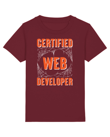 pentru programatori - Certified web developer Burgundy