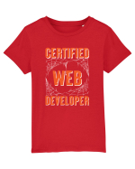 pentru programatori - Certified web developer Tricou mânecă scurtă  Copii Mini Creator