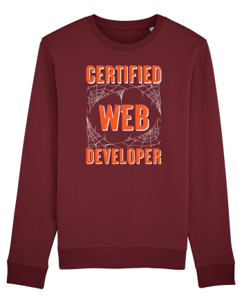 pentru programatori - Certified web developer Burgundy