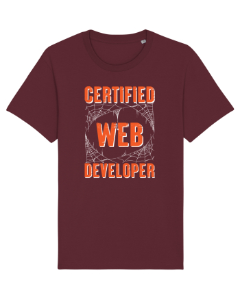 pentru programatori - Certified web developer Burgundy