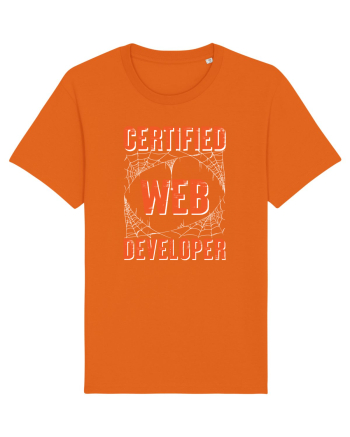 pentru programatori - Certified web developer Bright Orange