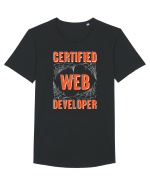 pentru programatori - Certified web developer Tricou mânecă scurtă guler larg Bărbat Skater