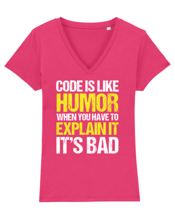pentru programatori - Code is like humor Raspberry