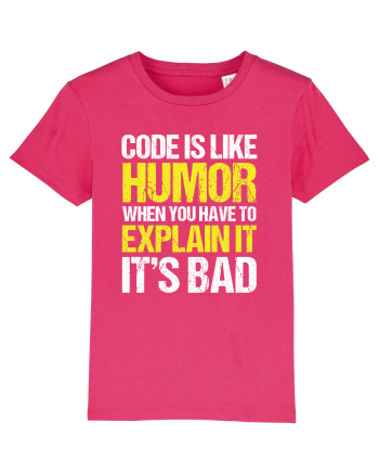 pentru programatori - Code is like humor Raspberry