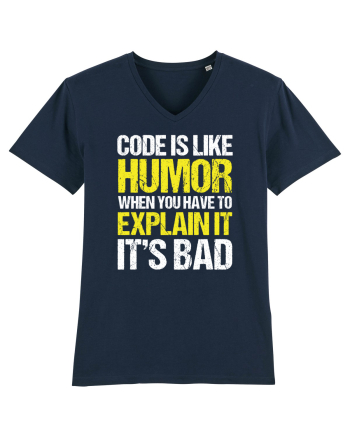 pentru programatori - Code is like humor French Navy