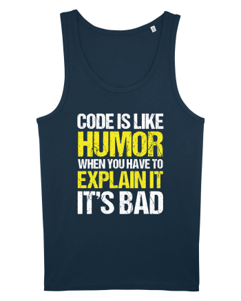 pentru programatori - Code is like humor Navy