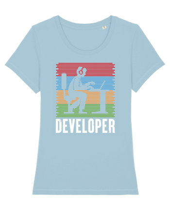 pentru programatori - Developer Sky Blue