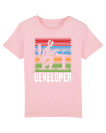 pentru programatori - Developer Cotton Pink