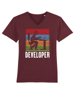 pentru programatori - Developer Tricou mânecă scurtă guler V Bărbat Presenter