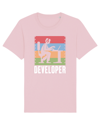 pentru programatori - Developer Cotton Pink