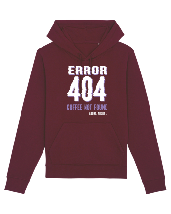 pentru programatori - Error 404 - coffee not found Burgundy