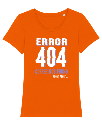 pentru programatori - Error 404 - coffee not found Bright Orange