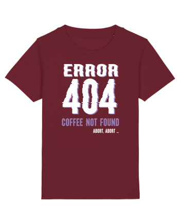 pentru programatori - Error 404 - coffee not found Burgundy