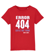pentru programatori - Error 404 - coffee not found Tricou mânecă scurtă  Copii Mini Creator